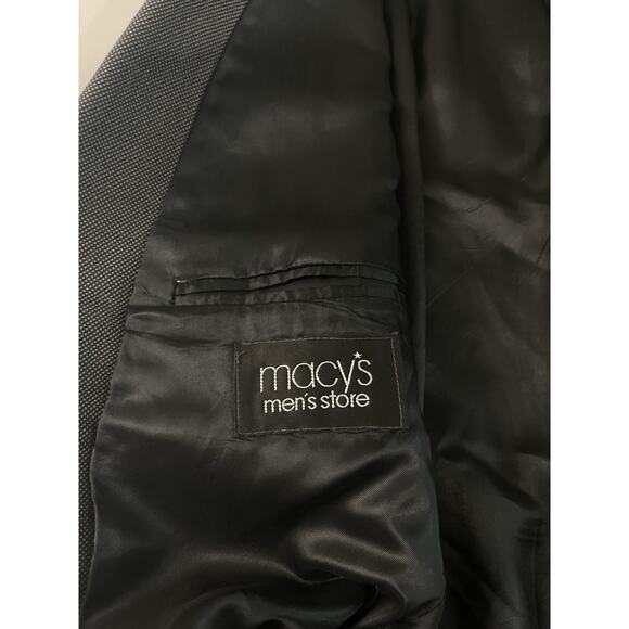 Chaps Ralph Lauren Men Blazer Gray Wool Suit Jacket Sport Coat 48 - Picture 4 of 10